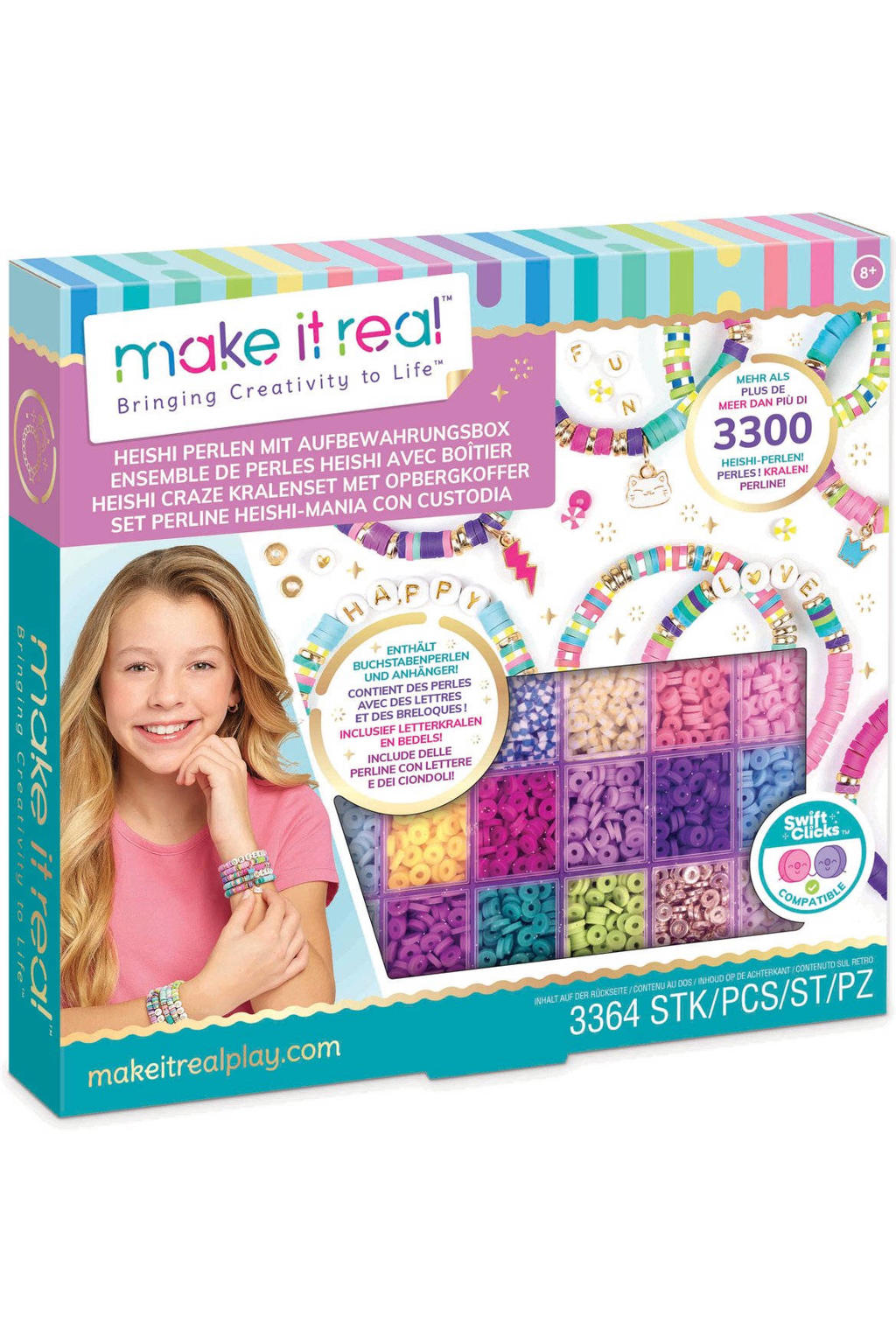Make it Real Heishi Craze Kralenset met Opbergkoffer