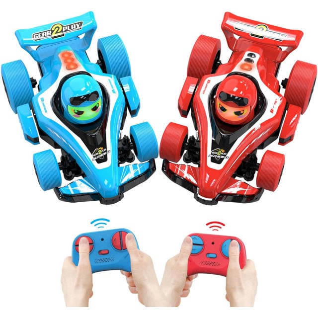 Gear2Play RC Neon Bumper Cars Pro Duoset - RC Formule 1 Battle Cars - Ga een botsduel aan Gear2Play RC Neon Bumper Cars Pro Duoset - RC Formule 1 Battle Cars - Ga een botsduel aan