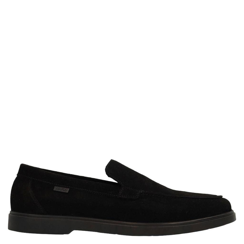 Zwarte heren Manfield suède loafers