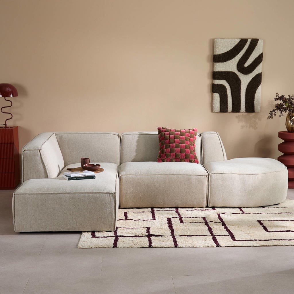 NOUS Living hoekbank Newton hoek links - beige