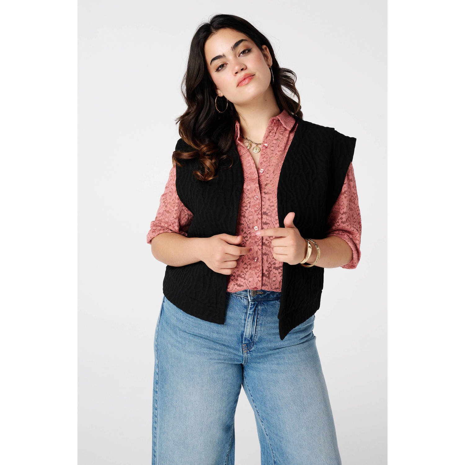 MS Mode gilet zwart