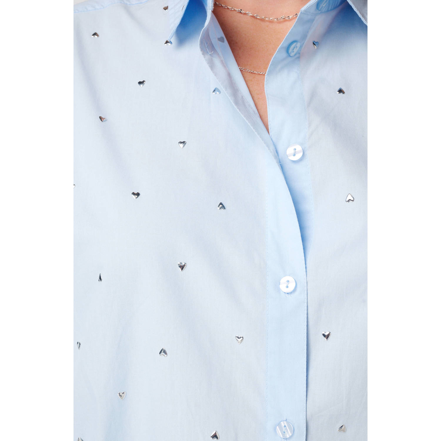 MS Mode blouse lichtblauw