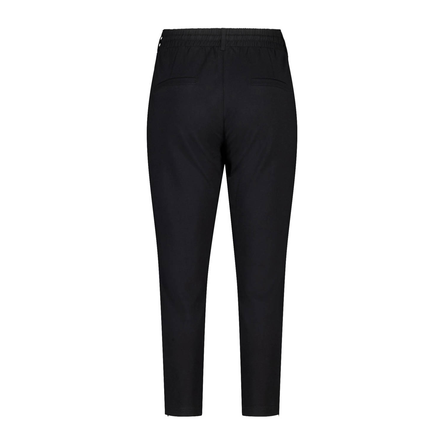 MS Mode slim regular waist broek zwart