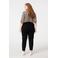 MS Mode slim regular waist broek zwart