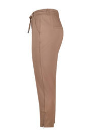 thumbnail: MS Mode slim regular waist broek zand