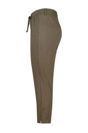 thumbnail: MS Mode slim regular waist broek kaki