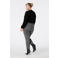 MS Mode slim regular waist broek grijs