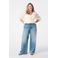 MS Mode wide leg jeans medium blue denim