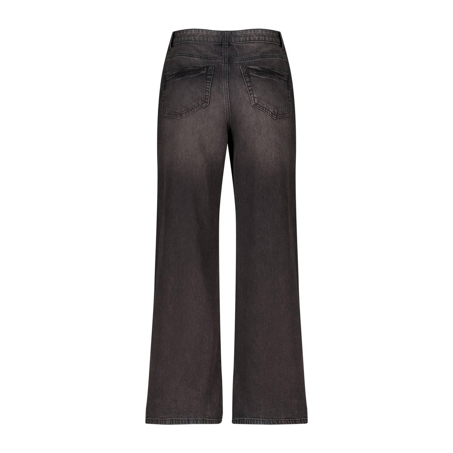 MS Mode wide leg jeans zwart