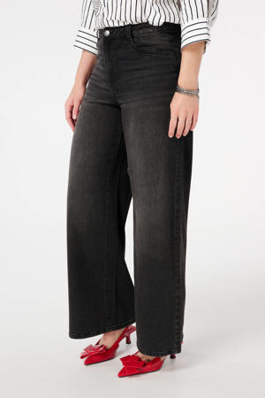 wide leg jeans zwart