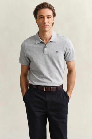 regular polo grijs