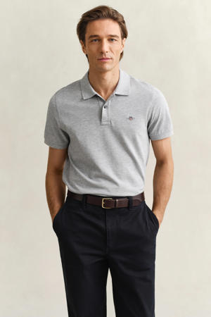 regular polo grijs