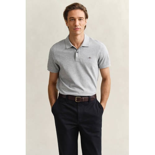 GANT regular polo grijs afbeelding