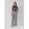 s.Oliver wide leg high waist pantalon grijs