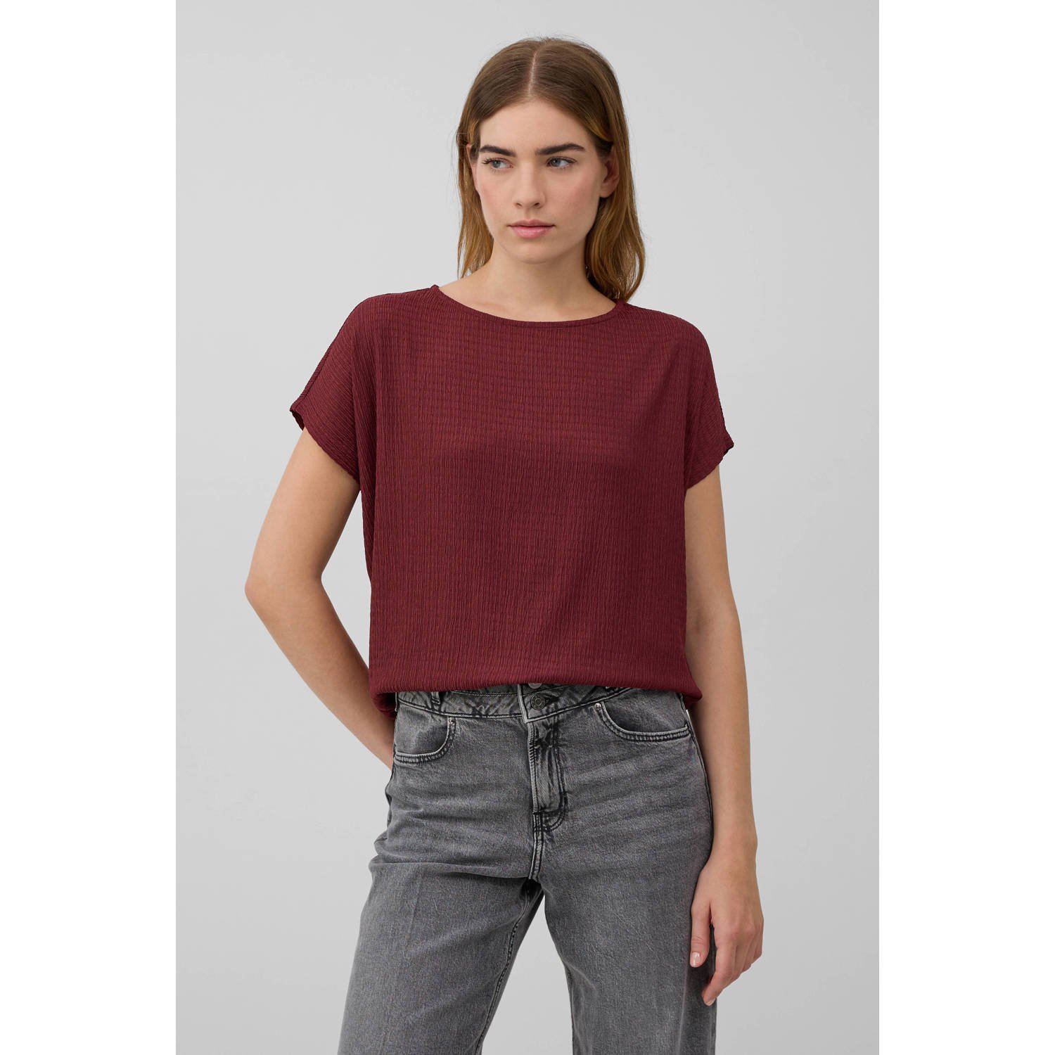 S.Oliver RED LABEL Relaxed fit T-shirt met stretch