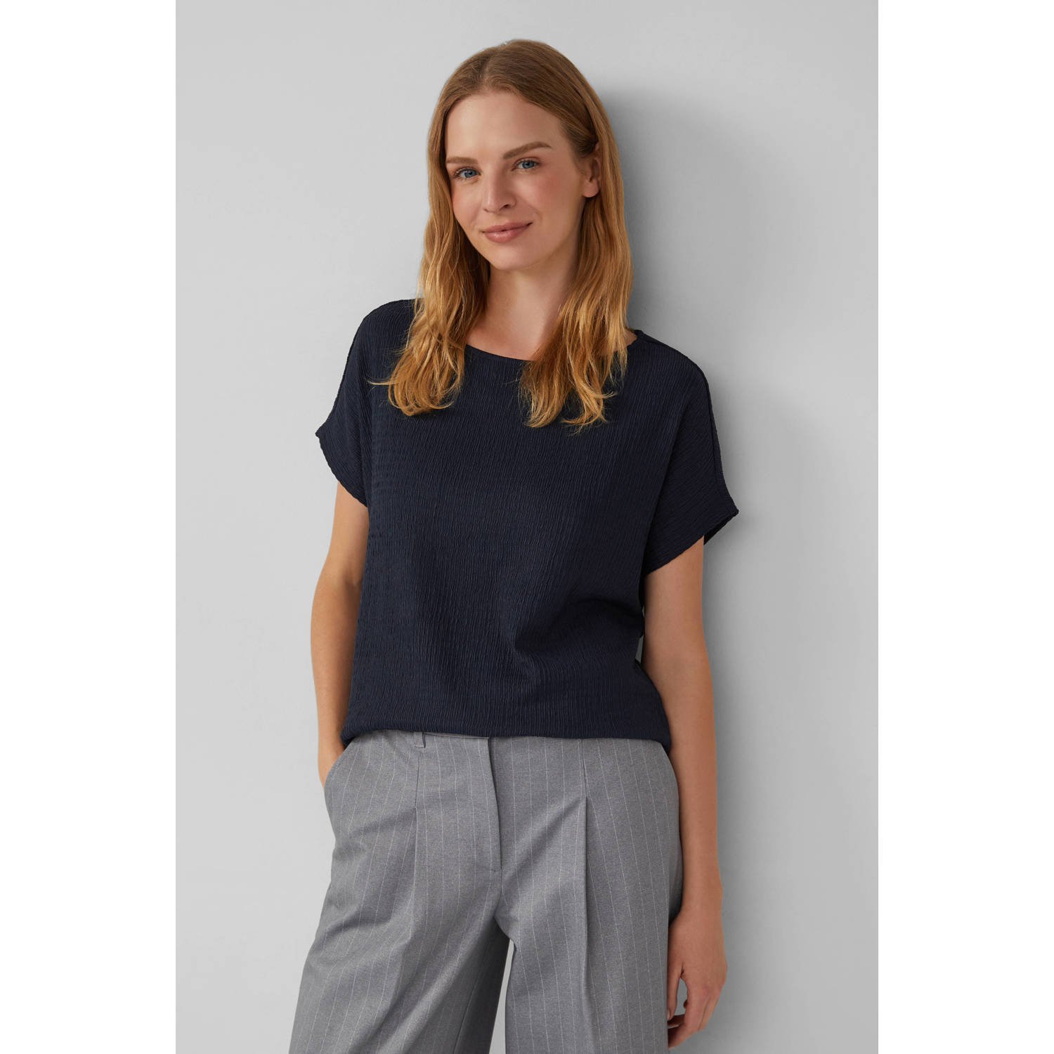 S.Oliver RED LABEL Relaxed fit T-shirt met stretch