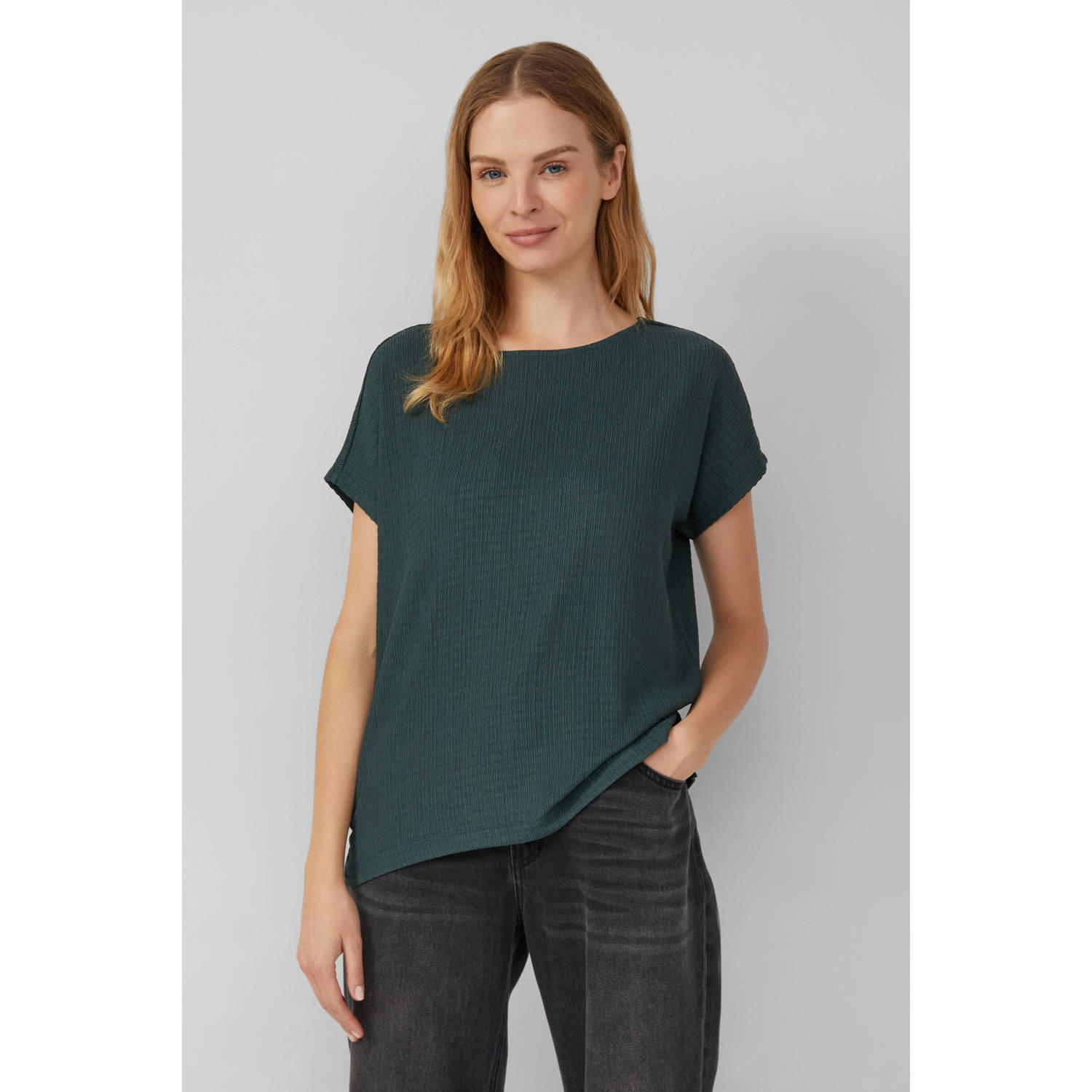S.Oliver RED LABEL Relaxed fit T-shirt met stretch