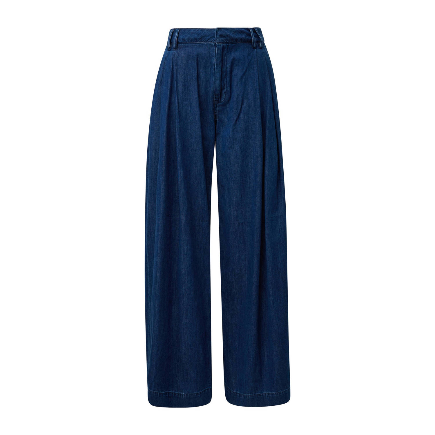 S.Oliver high waist wide leg jeans dark blue denim