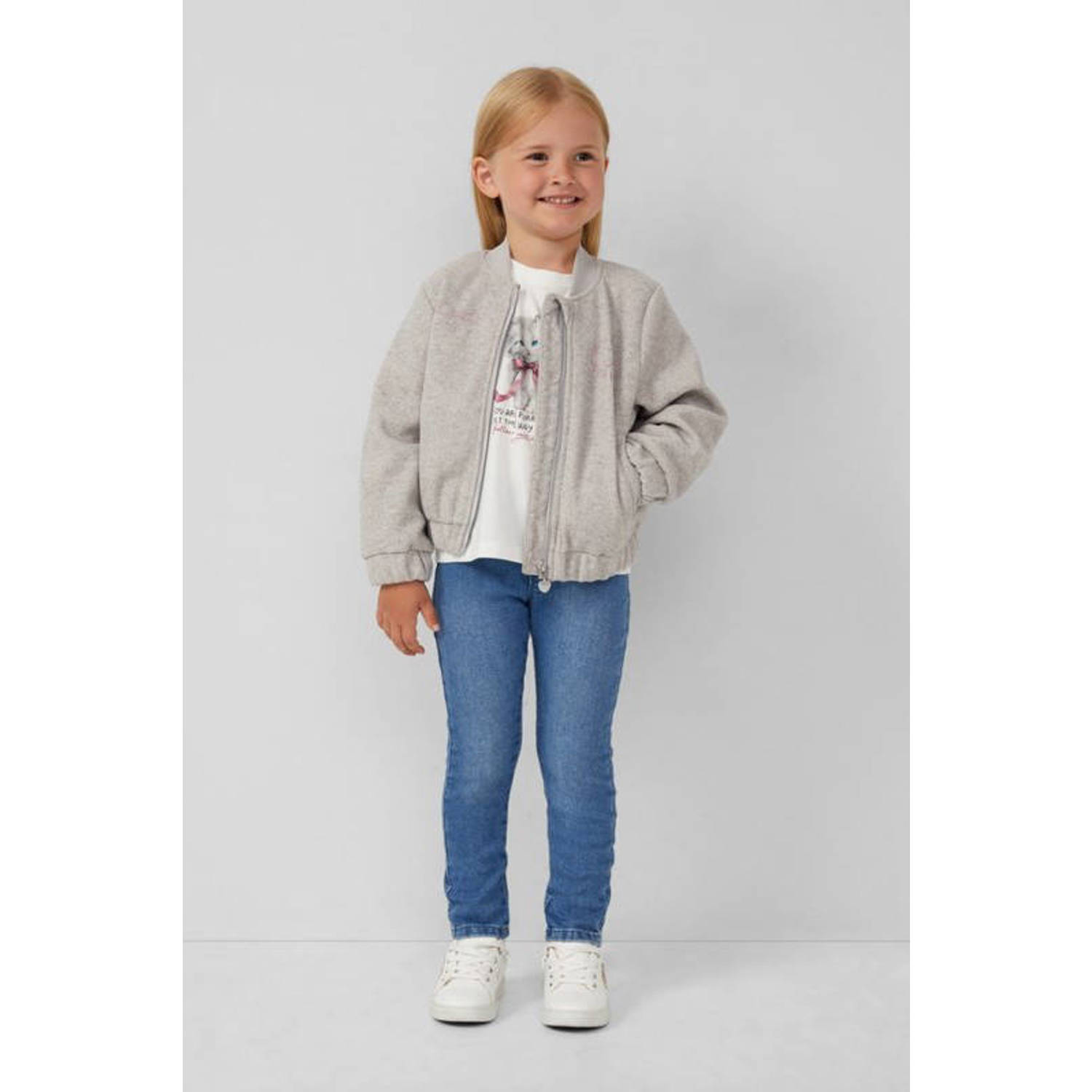 s.Oliver aansluitend jeggings medium blue denim