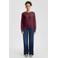 QS pullover rood gebreid
