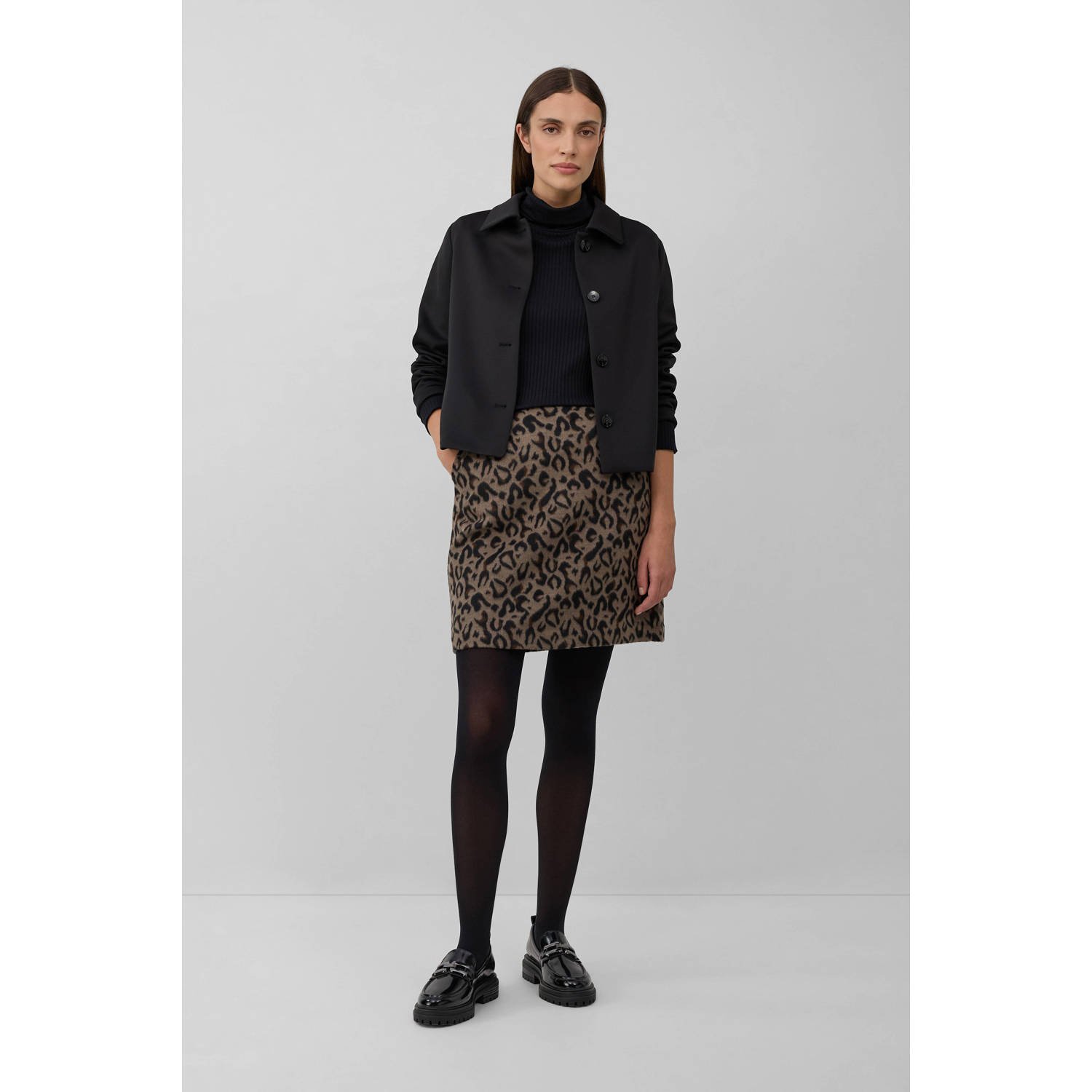 S.Oliver BLACK LABEL mini rok zwart