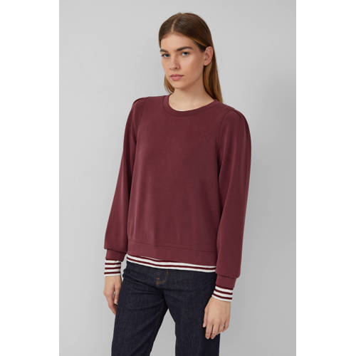 s.Oliver sweater donkerrood afbeelding