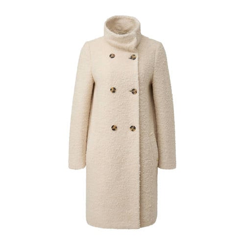 s.Oliver BLACK LABEL wollen manteljas beige afbeelding
