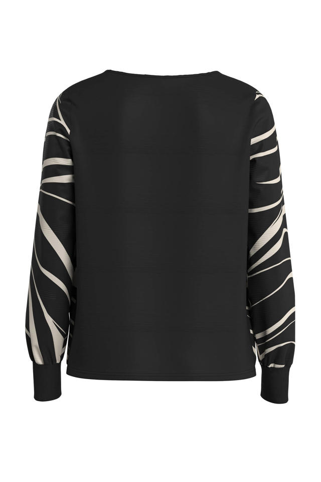 BLACK LABEL top zwart wehkamp