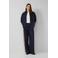 s.Oliver straight high waist pantalon marineblauw