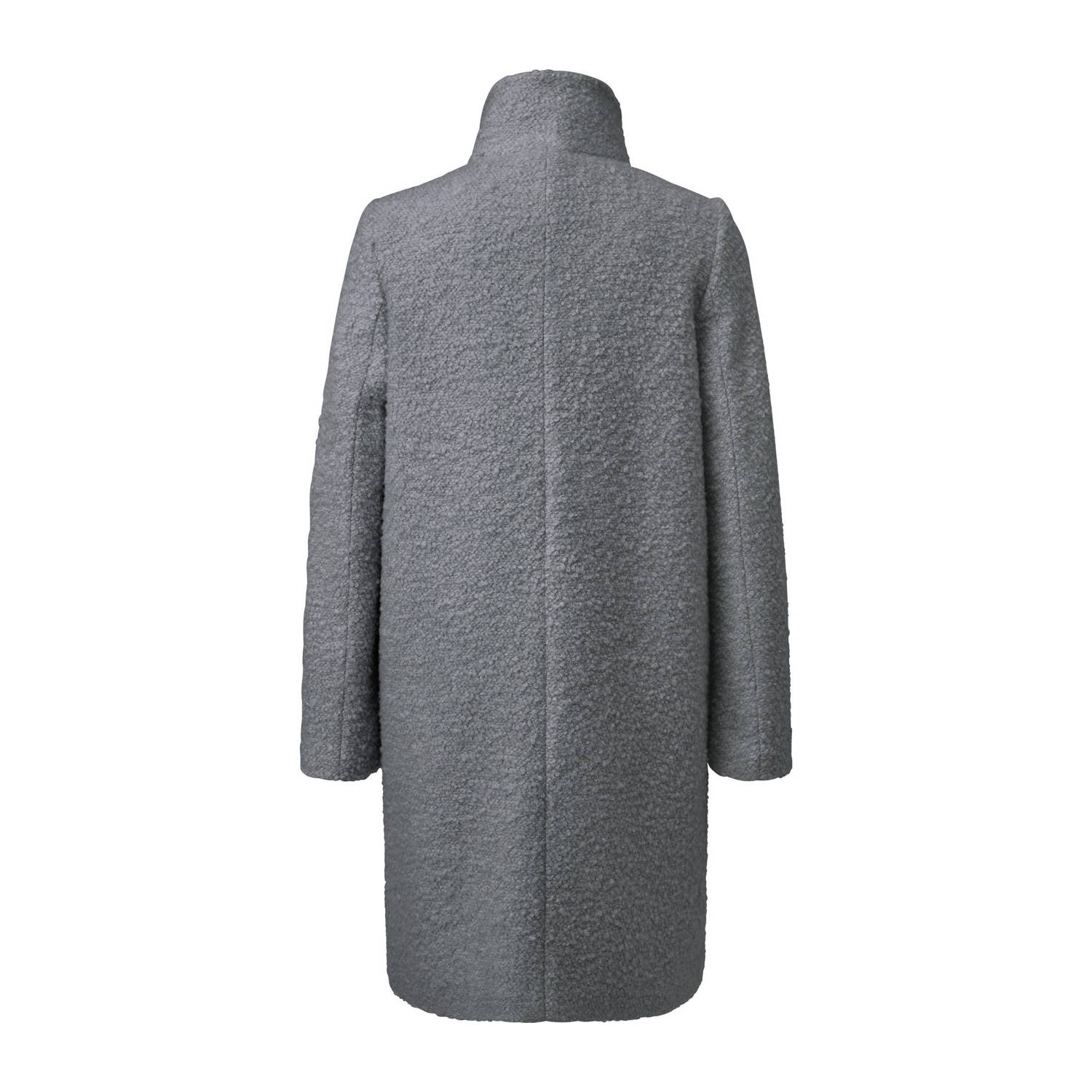 s.Oliver BLACK LABEL wollen manteljas grijs