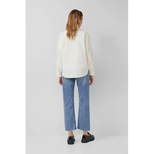 s.Oliver corduroy blouse ecru afbeelding