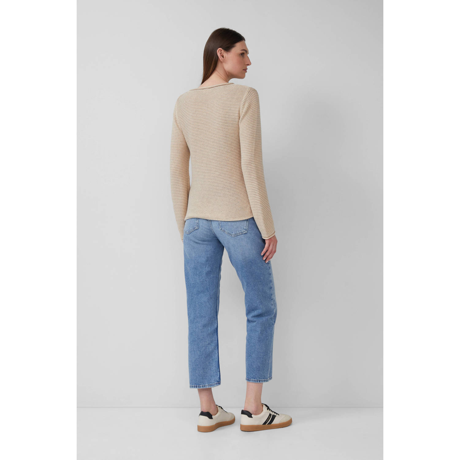 s.Oliver gebreide trui beige
