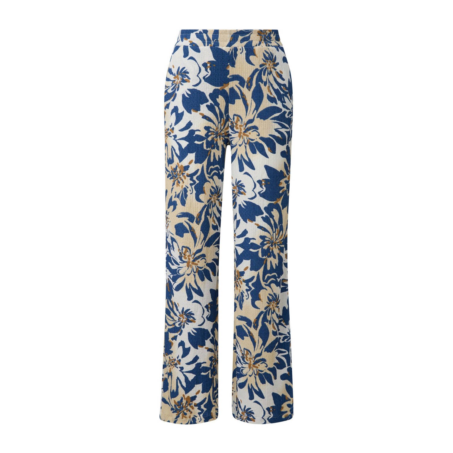 S.Oliver straight regular waist broek multi