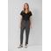 s.Oliver straight regular waist broek zwart