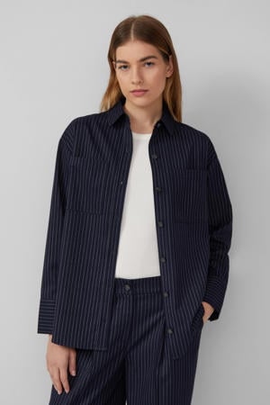 blouse marineblauw
