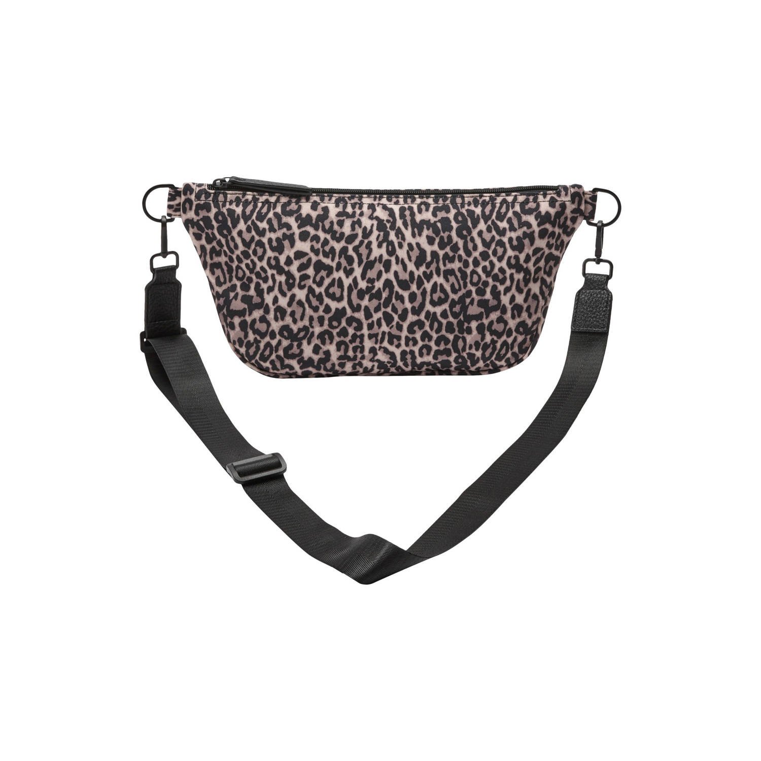 S.Oliver crossbody tas met panterprint bruin