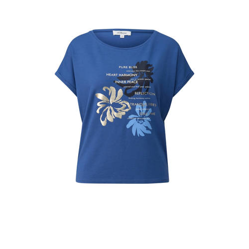 s.Oliver T-shirt blauw afbeelding