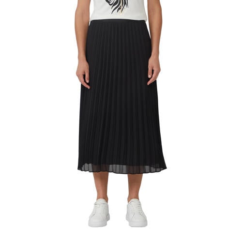 s.Oliver BLACK LABEL strokenrok zwart afbeelding