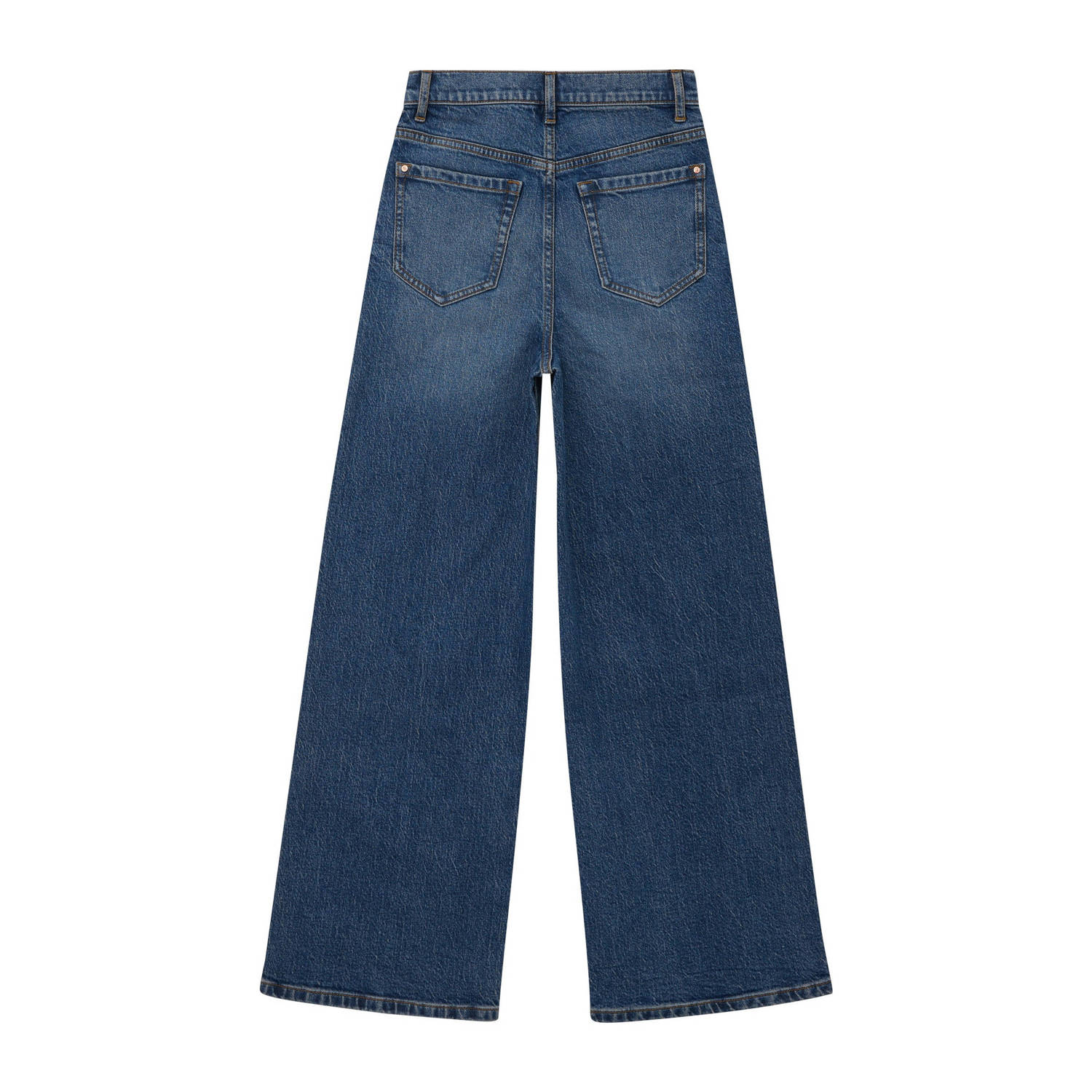 s.Oliver high waist wide leg jeans medium blue denim