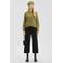 QS vest olijfgroen grof gebreid