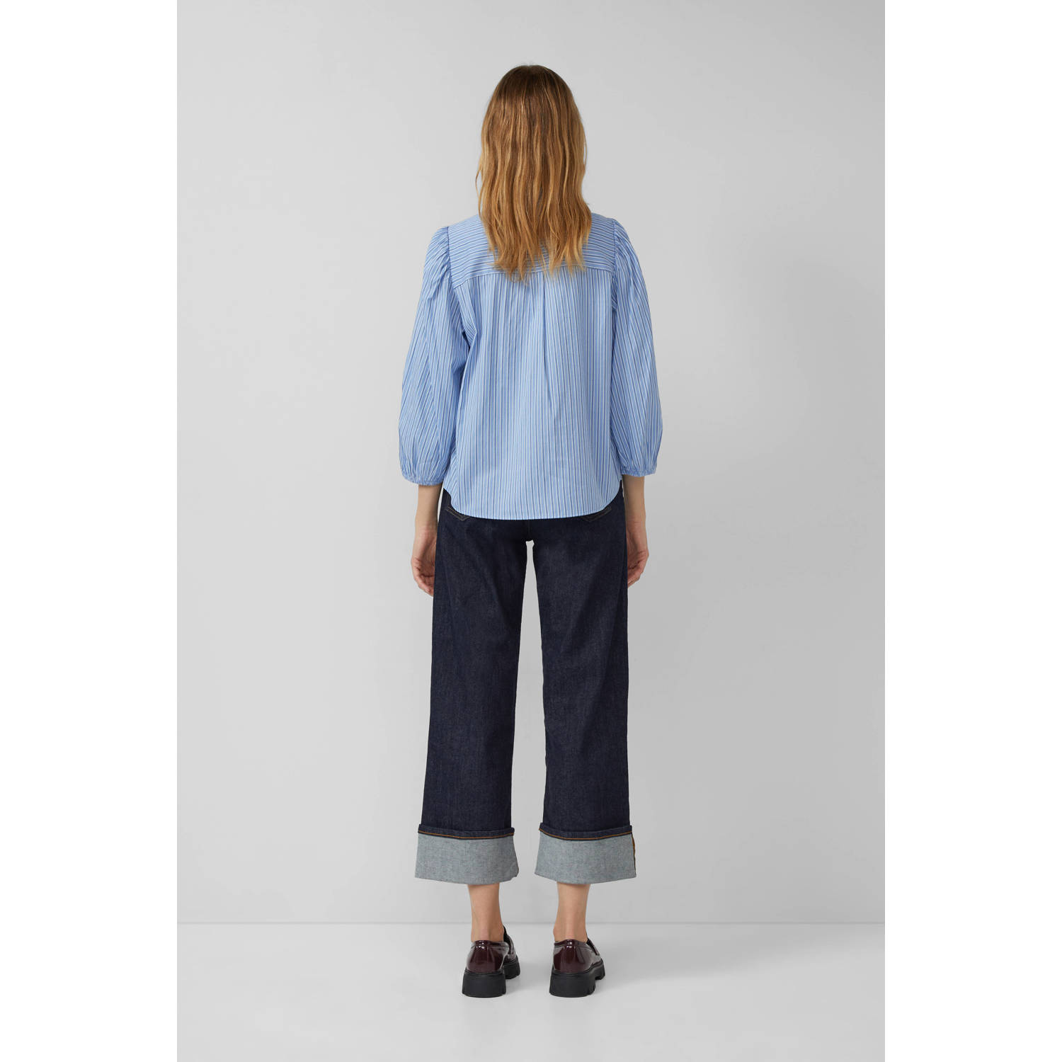 s.Oliver blouse lichtblauw