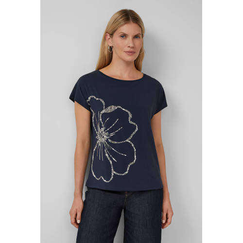 s.Oliver BLACK LABEL top marine/goud afbeelding