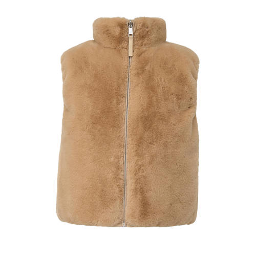 s.Oliver imitatiebonten bodywarmer beige afbeelding