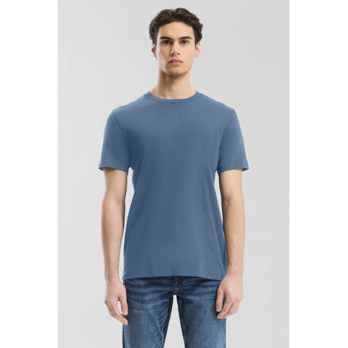 QS regular T-shirt blauw afbeelding