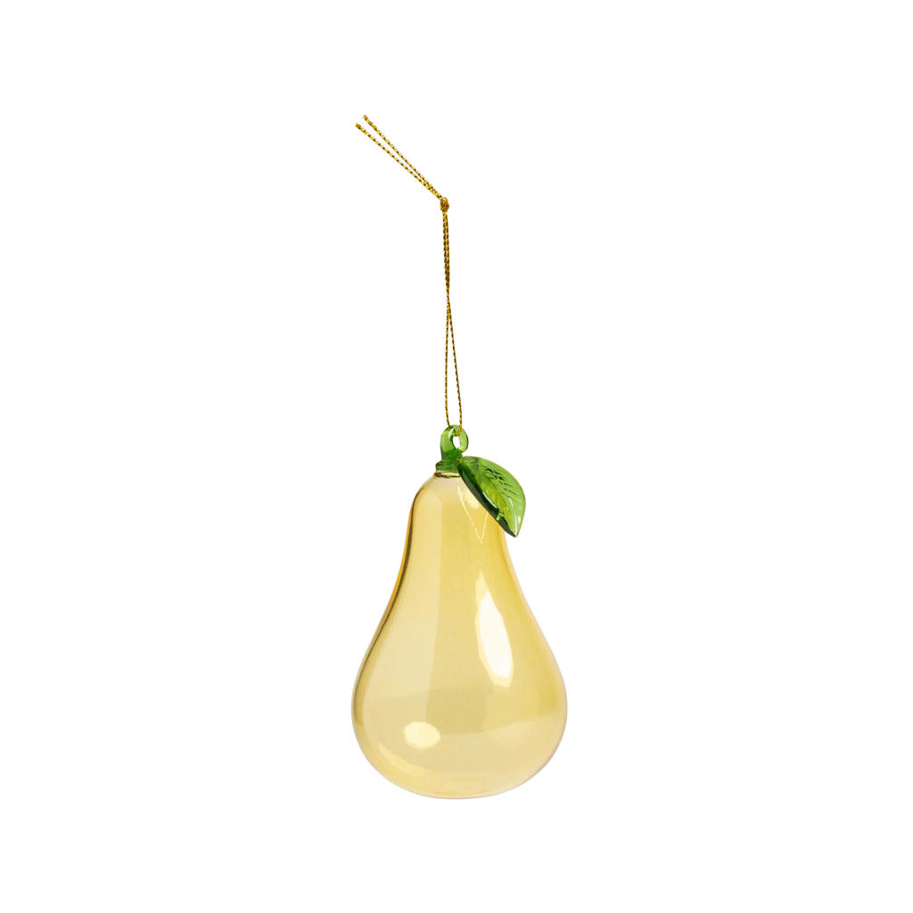 &k amsterdam kerstornament peer - glas