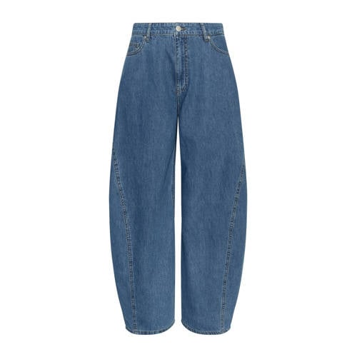 MSCH Copenhagen barrel jeans medium blue denim afbeelding