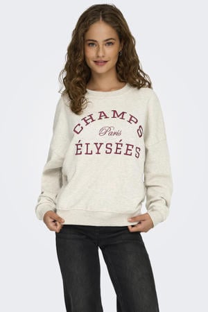 sweater lichtgrijs