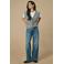 JDY wide leg jeans medium blue denim