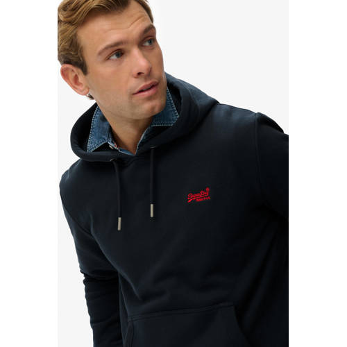 Superdry hoodie donkerblauw afbeelding