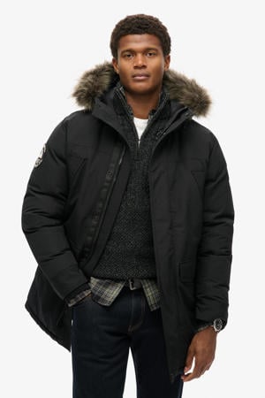 parka zwart